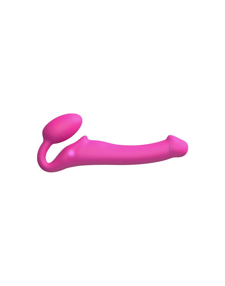 STRAP ON ME SILIKON VIBRO DILDO FUCHSIA M