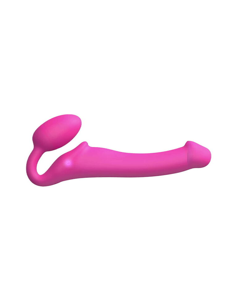 STRAP ON ME SILIKON VIBRO DILDO FUCHSIA L