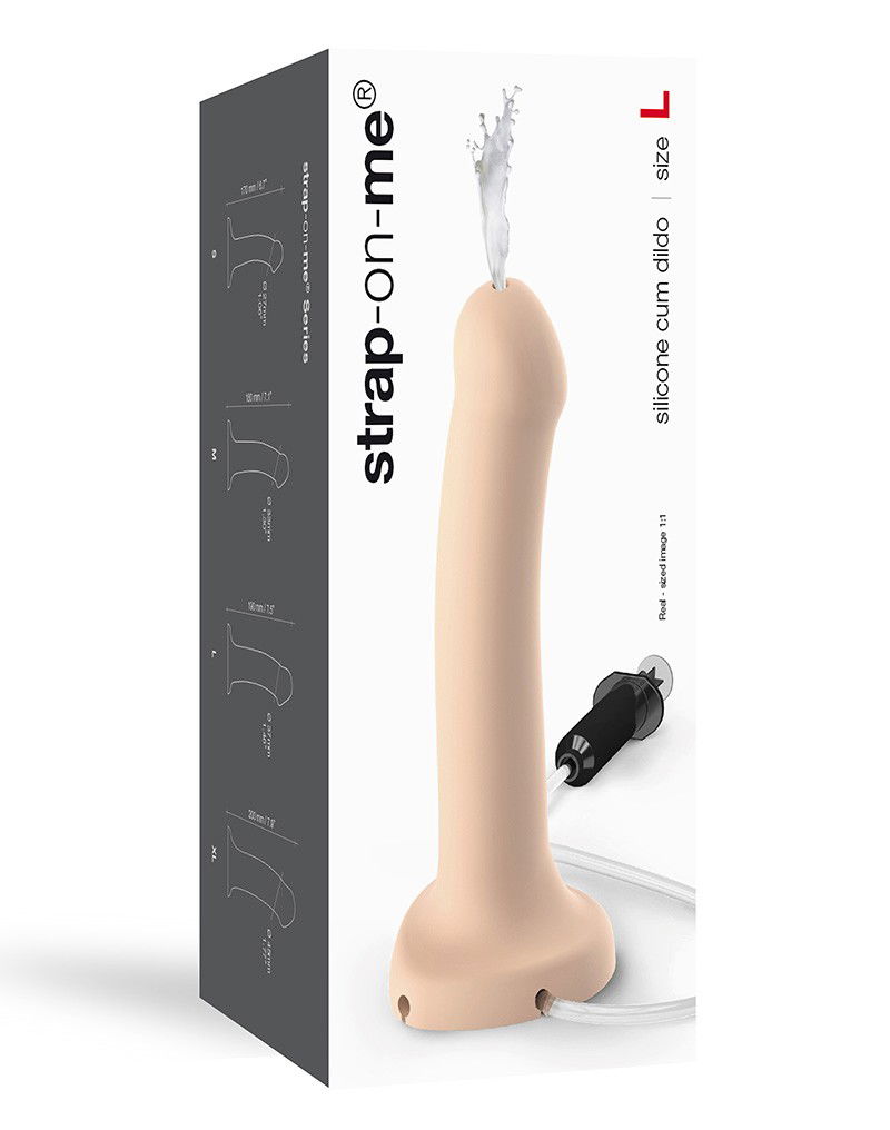STRAP ON ME SILIKON SQUIRTING DIDLO NUDE L – Bild 2