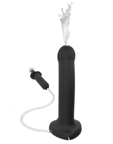 STRAP ON ME SILIKON SQUIRTING DIDLO BLACK L