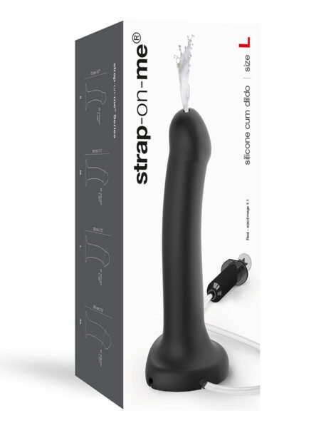 Alternative view of STRAP ON ME SILIKON SQUIRTING DIDLO BLACK L