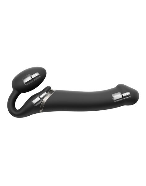 STRAP ON ME SILIKON VIBRO DILDO SCHWARZ M – Bild 4