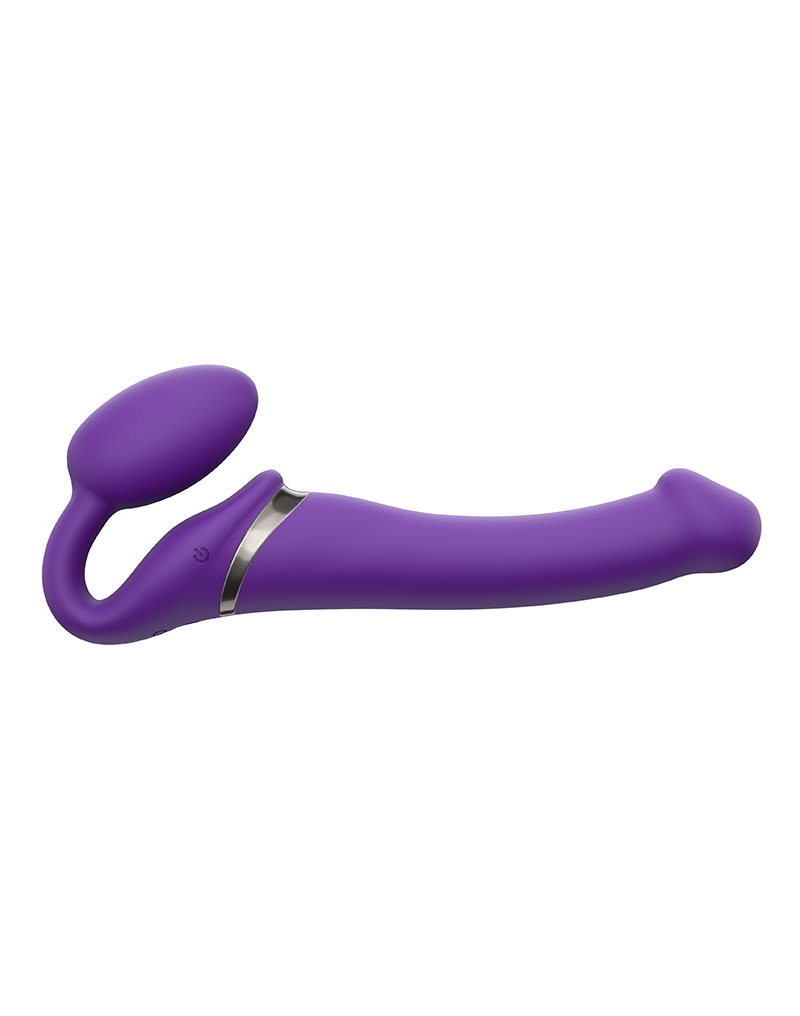 STRAP ON ME SILIKON VIBRO DILDO LILA M