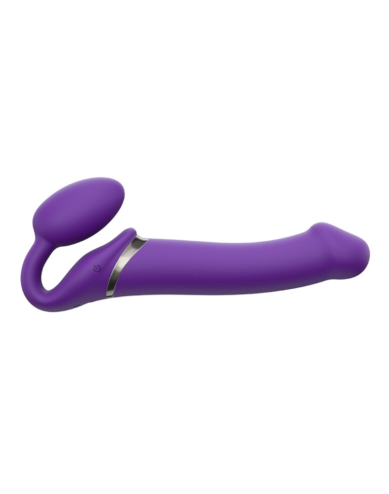 STRAP ON ME SILIKON VIBRO DILDO LILA L