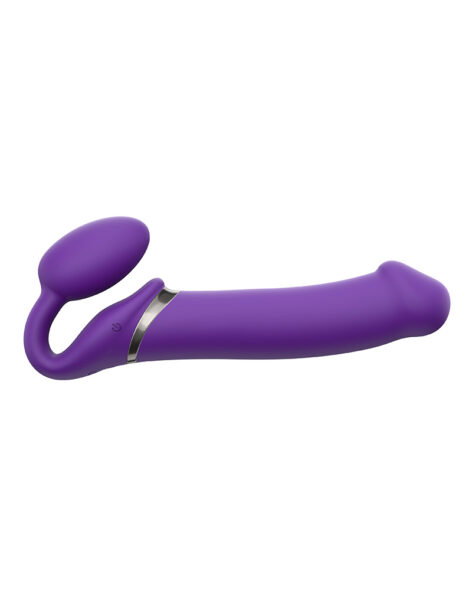 STRAP ON ME SILIKON VIBRO DILDO LILA XL