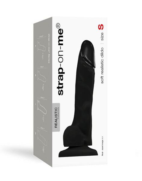Alternative view of STRAP ON ME SILIKON DILDO SCHWARZ S