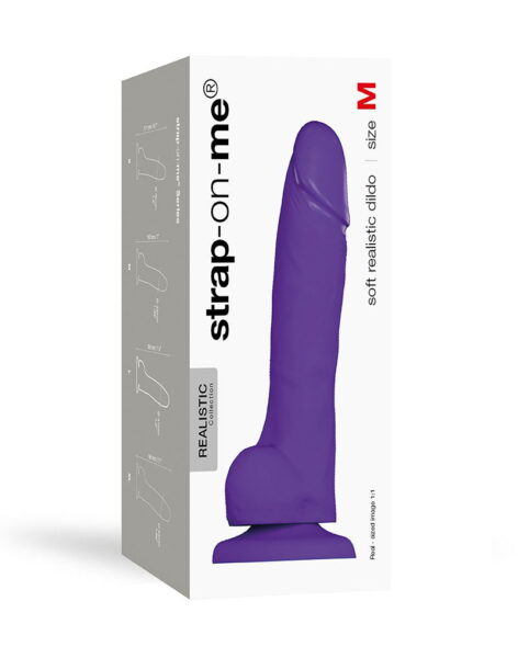 Alternative view of STRAP ON ME SILIKON DILDO LILA M
