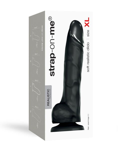 Alternative view of STRAP ON ME SILIKON DILDO SCHWARZ XL
