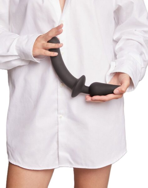 Alternative view of STRAP ON ME SILIKON SEMI DILDO & PLUG BLACK XXL