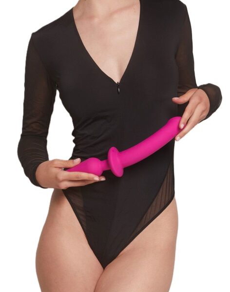 Alternative view of STRAP ON ME SILIKON SEMI DILDO & PLUG PINK XXL