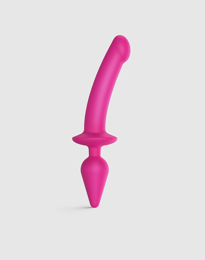 STRAP ON ME SILIKON SEMI DILDO & PLUG PINK XXL