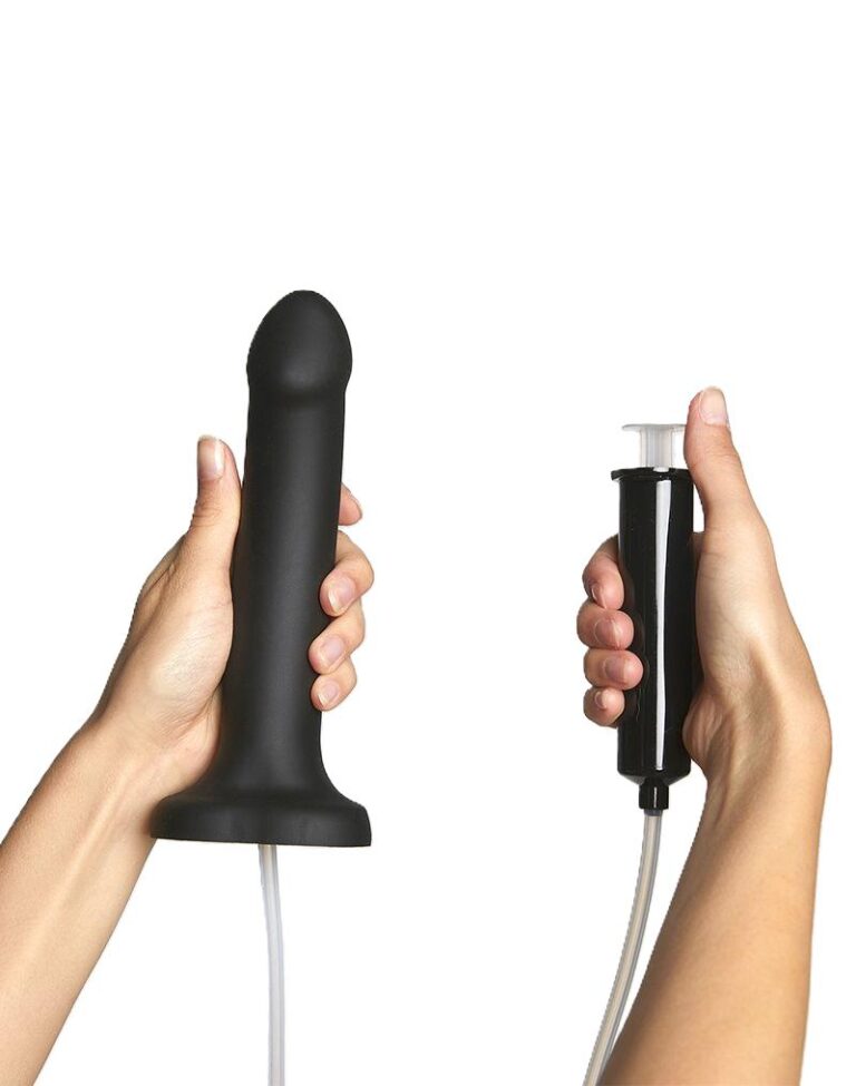 STRAP ON ME SILIKON SQUIRTING DILDO BLACK L