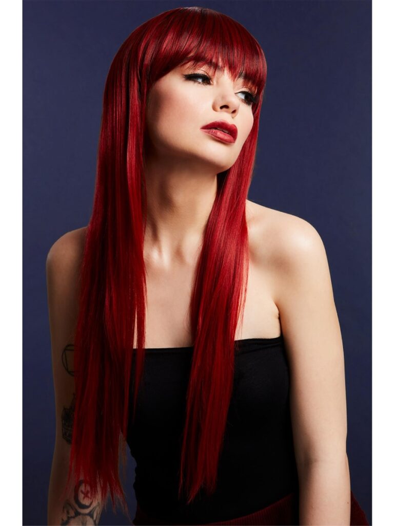 SMIFFY FEVER LANGHAAR PERÜCKE JESSICA RUBY RED