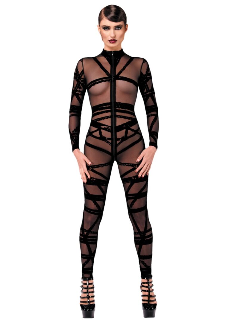 NOIR HANDMADE KINK ROYAL WOMAN Bondesque Catsuit F357