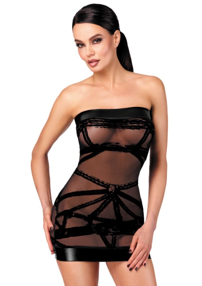 NOIR HANDMADE KINK ROYAL WOMAN Bondesque MINIKLEID F359