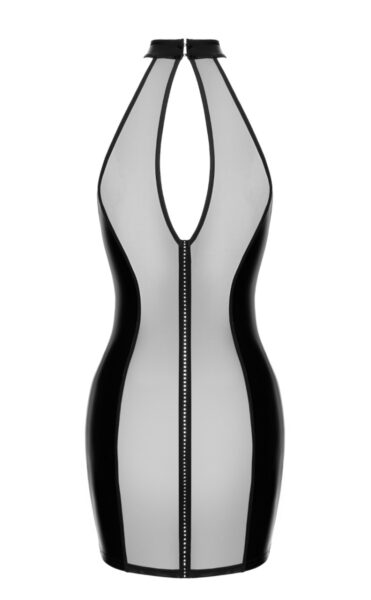 NOIR HANDMADE KINK ROYAL WOMAN Bondesque Luxury Crystal Minikleid F370 – Bild 6