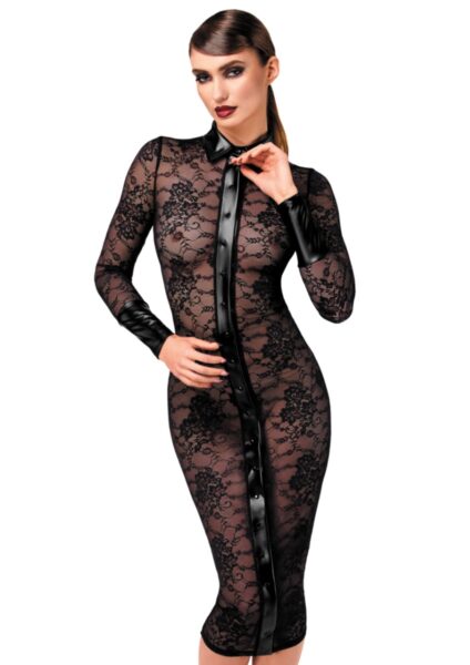 NOIR HANDMADE KINK WOMAN ROYAL SPITZENKLEID F376 – Bild 3