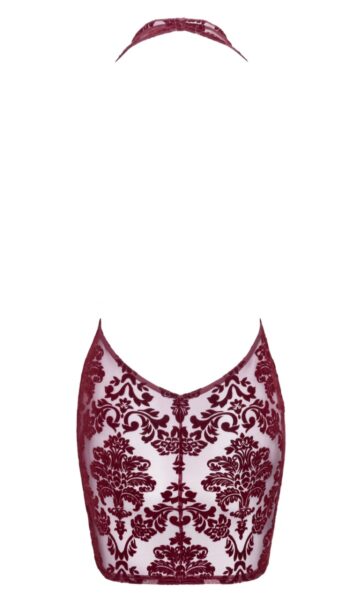 NOIR HANDMADE KINK ROYAL WOMAN MINIKLEID BORDEAUX F385 – Bild 9