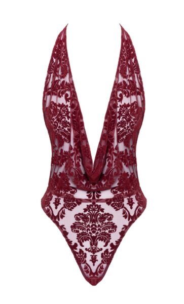NOIR HANDMADE KINK ROYAL WOMAN BODY BORDEAUX F386 – Bild 7