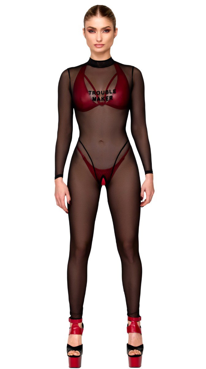 NOIR HANDMADE TROUBLEMAKER CATSUIT F387 – Bild 3
