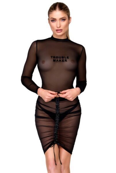NOIR HANDMADE TROUBLEMAKER SKIRT F390 – Bild 5