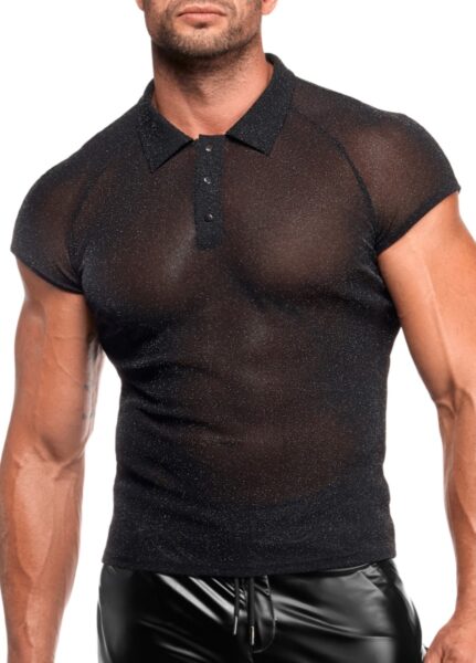 NOIR HANDMADE KINK ROYAL MEN POLO SHIRT H082 – Bild 3