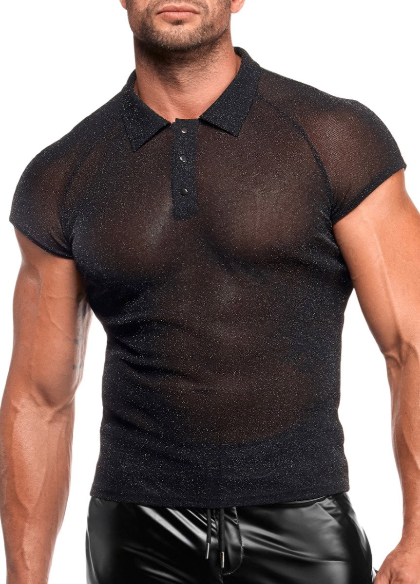 NOIR HANDMADE KINK ROYAL MEN POLO SHIRT H082 – Bild 3