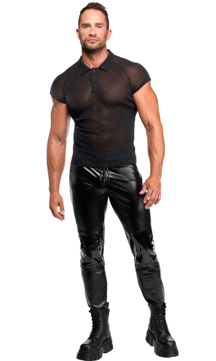 NOIR HANDMADE KINK ROYAL MEN POLO SHIRT H082 – Bild 5