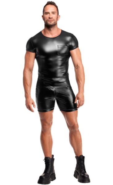NOIR HANDMADE KINK ROYAL MEN WETLOOK SHIRT VEXEN H084 – Bild 4