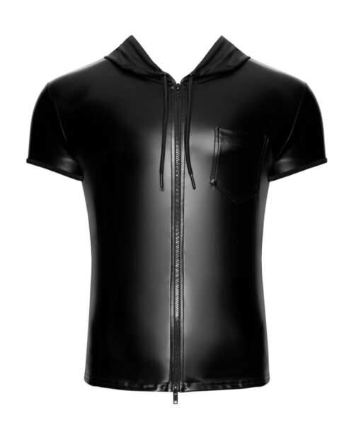 NOIR HANDMADE KINK ROYAL MEN POLO HOODY SHIRT H085 – Bild 7