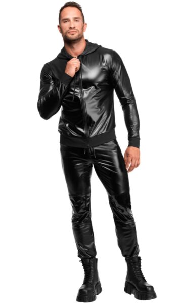 Alternative view of NOIR HANDMADE KINK ROYAL MEN POWERWETLOOK TRAININGSHOSE H087