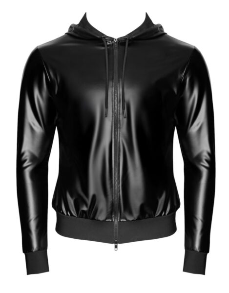 NOIR HANDMADE KINK ROYAL MEN POWERWETLOOK HOODY JACKE H086 – Bild 6