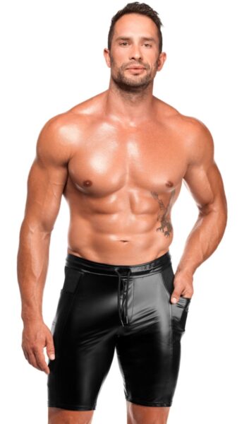 NOIR HANDMADE KINK ROYAL MEN POWERWETLOOK SHORTS H089 – Bild 3