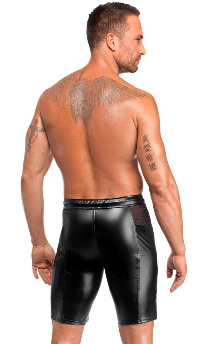 NOIR HANDMADE KINK ROYAL MEN POWERWETLOOK SHORTS H089 – Bild 2