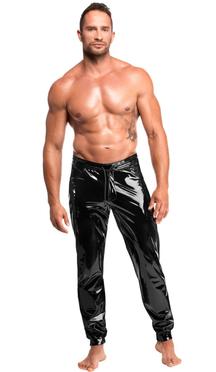 NOIR HANDMADE KINK ROYAL MEN PVC JOGGINGHOSE H093
