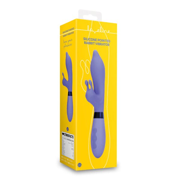 Alternative view of LOVELINE RABBIT VIBRATOR POINTED LILA