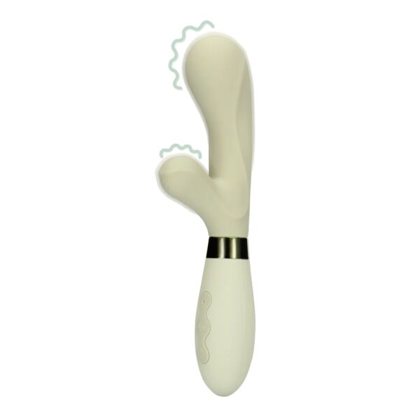 Alternative view of LOVELINE RABBIT VIBRATOR MISTY GREY