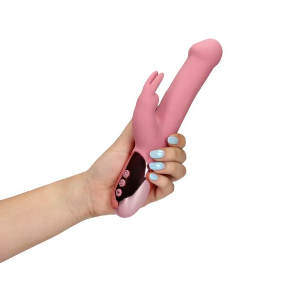 LOVELINE RABBIT BEADS VIBRATOR ROSA