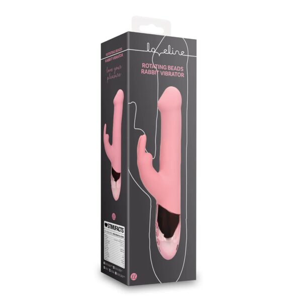 LOVELINE RABBIT BEADS VIBRATOR ROSA – Bild 3