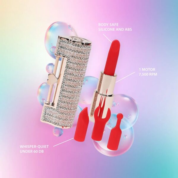 LOVELINE GLAMOUR SPARKLE VIBRO LIPPENSTIFT ANGEL PINK – Bild 7