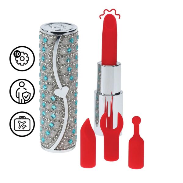 Alternative view of LOVELINE GLAMOUR SPARKLE VIBRO LIPPENSTIFT TIFFANY BLAU