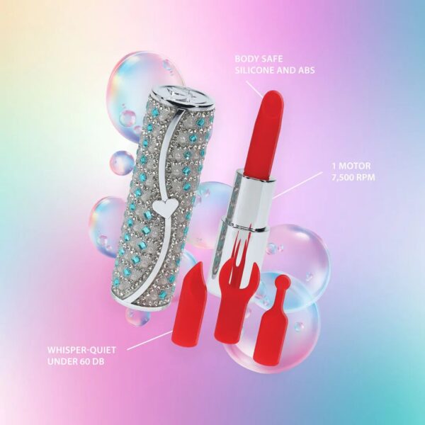 LOVELINE GLAMOUR SPARKLE VIBRO LIPPENSTIFT TIFFANY BLAU – Bild 5