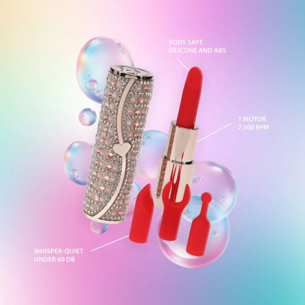 LOVELINE GLAMOUR SPARKLE VIBRO LIPPENSTIFT TIFFANY PINK – Bild 5