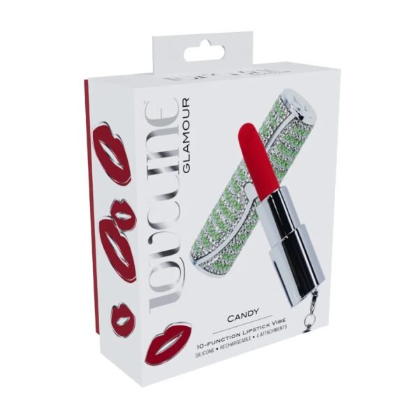 LOVELINE GLAMOUR VIBRO LIPPENSTIFT CANDY GRÜN – Bild 3