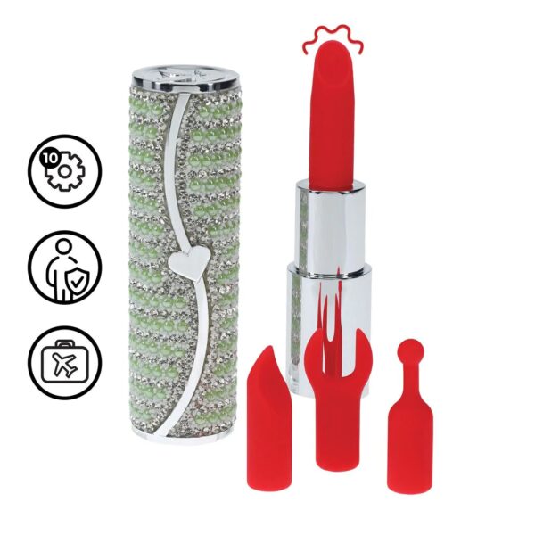Alternative view of LOVELINE GLAMOUR VIBRO LIPPENSTIFT CANDY GRÜN