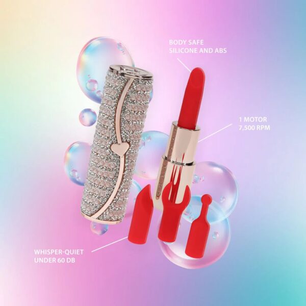 LOVELINE GLAMOUR SPARKLE VIBRO LIPPENSTIFT CANDY PINK – Bild 7