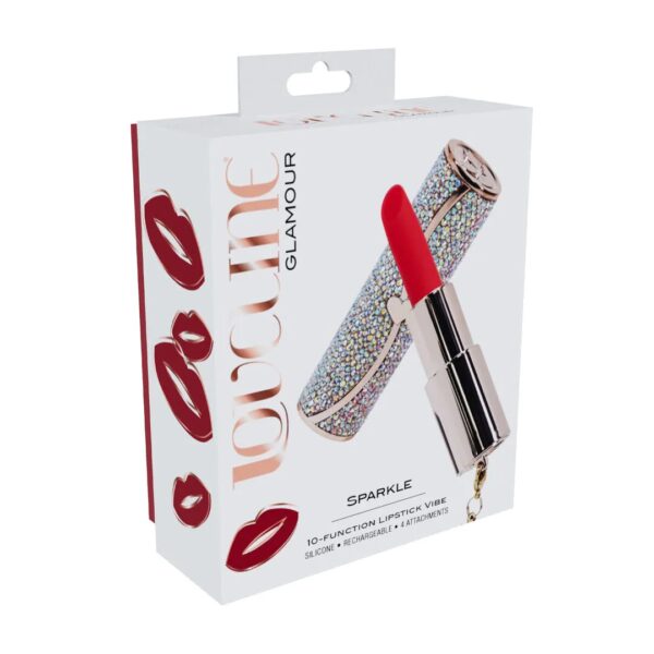 LOVELINE GLAMOUR SPARKLE VIBRO LIPPENSTIFT GRÜN – Bild 4
