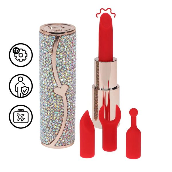 Alternative view of LOVELINE GLAMOUR SPARKLE VIBRO LIPPENSTIFT GRÜN