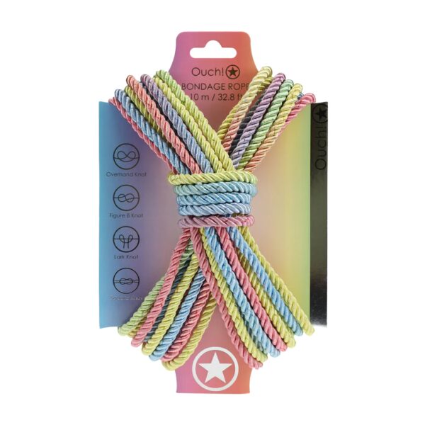 OUCH! BONDAGESEIL 10 METER PASTEL
