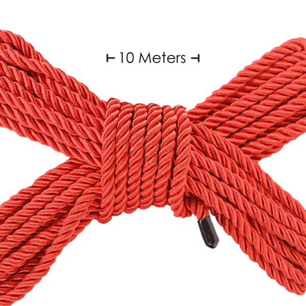 Alternative view of OUCH! BONDAGESEIL 10 METER ROT